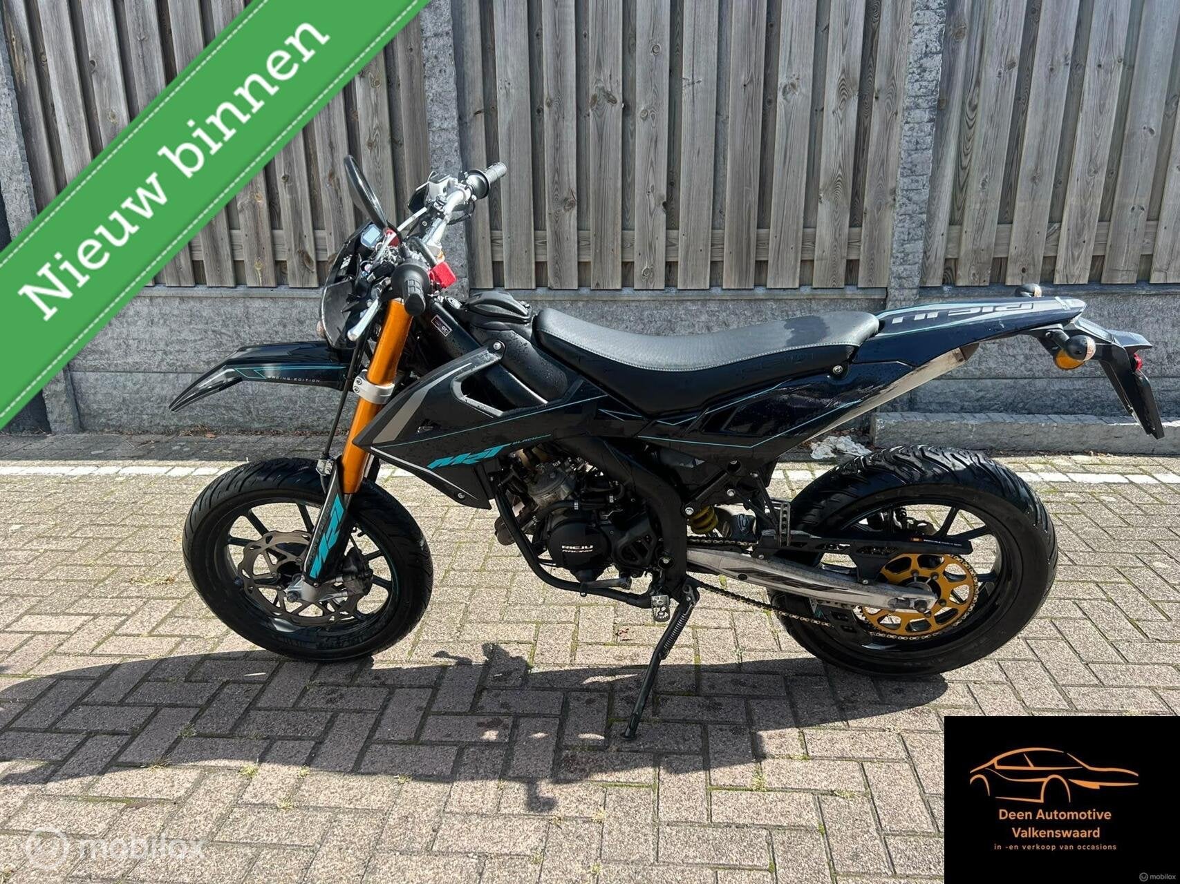 Rieju Bromfiets MRT Pro Black series Blue 2024, Fietsen en Brommers, Rieju, Gebruikt, 49 cc