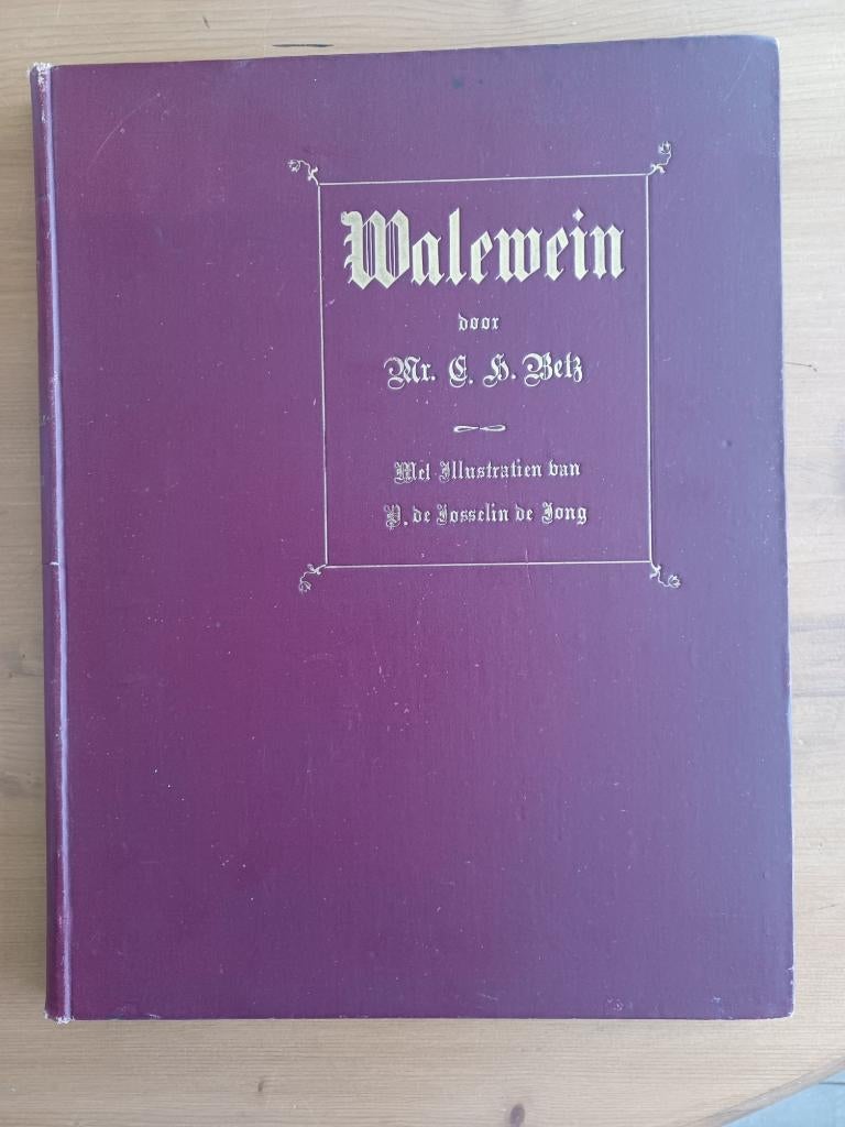 Walewein, Boeken, Gelezen, Mr. G.H. Betz, Ophalen of Verzenden, Nederland