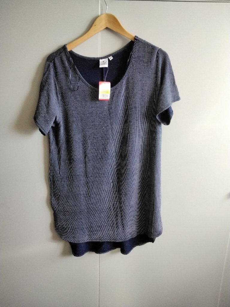 Nieuw shirt gestreept donkerblauw met wit maat 44, Kleding | Dames, T-shirts, Blauw, Maat 42/44 (L), Nieuw, Ophalen of Verzenden
