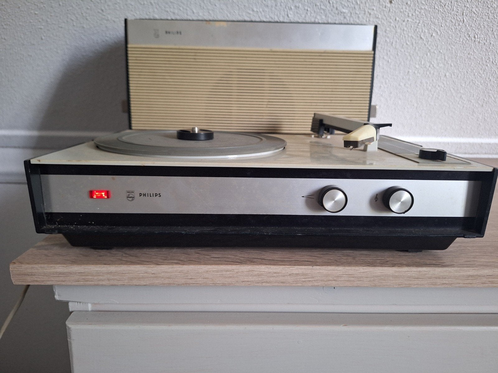 Oude Philips mono platenspeler pickup, Ophalen of Verzenden, Gebruikt, Philips
