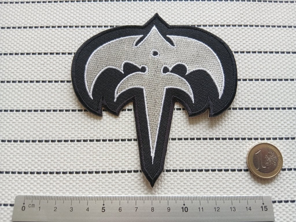 Queensryche mooie shaped empire logo q3 metal, Ophalen of Verzenden, Nieuw, Kleding