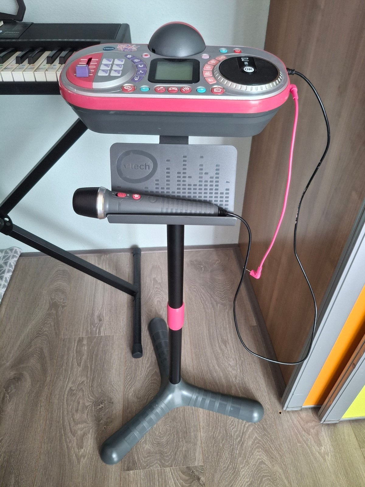 VTech Kidi Super Star DJ Studio met microfoon en discolamp, Ophalen of Verzenden, Gebruikt, 4 tot 6 jaar