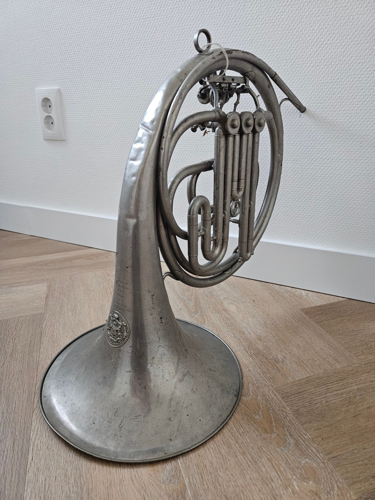 Antieke bugel van C. Mahillon - Decoratief Muziekinstr, Ophalen of Verzenden, Gebruikt, Overige typen