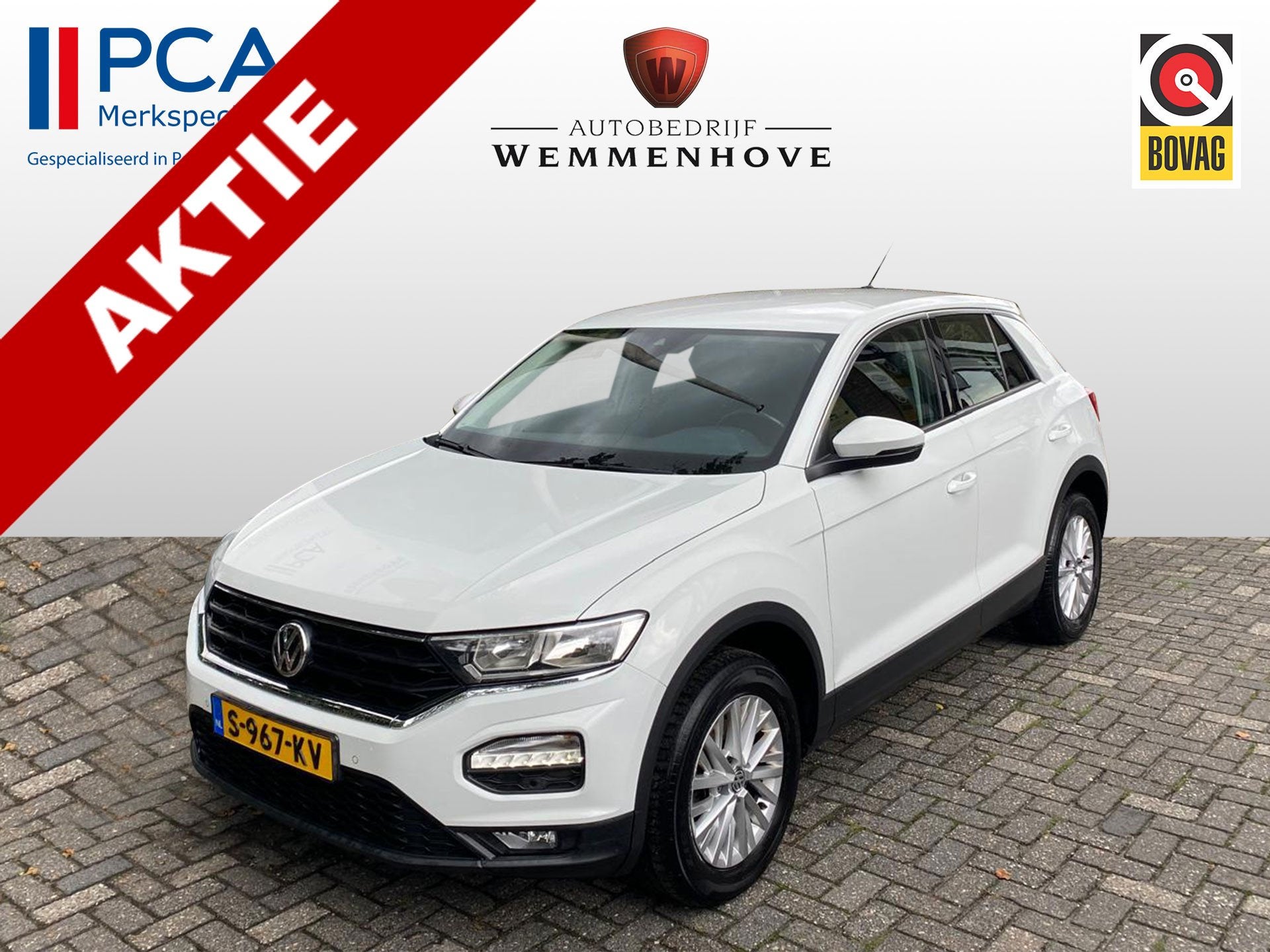Volkswagen T-Roc 1.0 TSI Style (bj 2019), Voorwielaandrijving, 12 maanden, Stof, Gebruikt