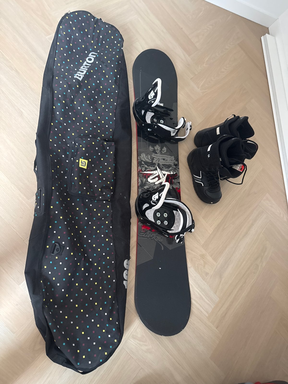 Complete Snowboard Set: K2 Brigada Board, Burton Bindingen &, Sport en Fitness, Ophalen, Gebruikt, Board