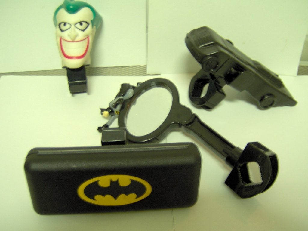 McDonalds Batman Batman&Robin 4 fietsitems DC Comics 1996, Ophalen of Verzenden, Nieuw, Film, Overige typen