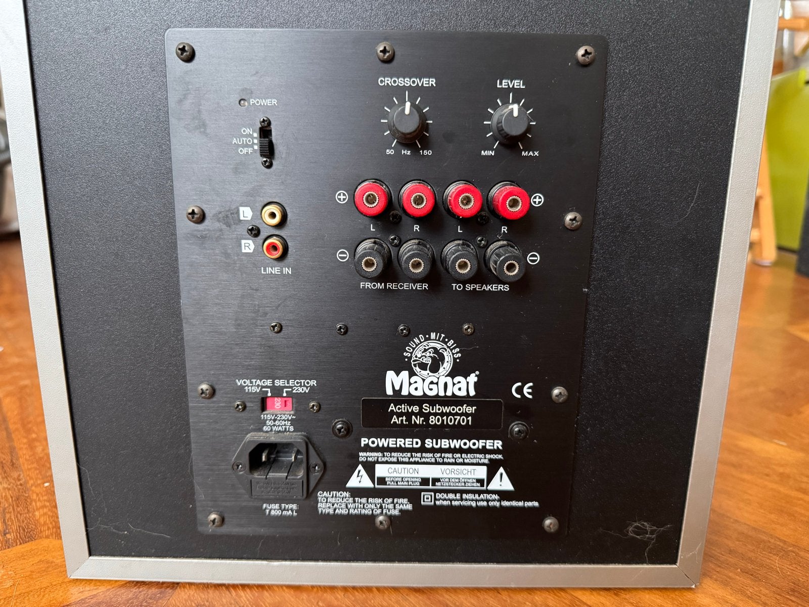 Magnat actieve subwoofer met extra aansluitingen, Audio, Tv en Foto, Luidsprekers, Ophalen, Gebruikt, Subwoofer, Magnat