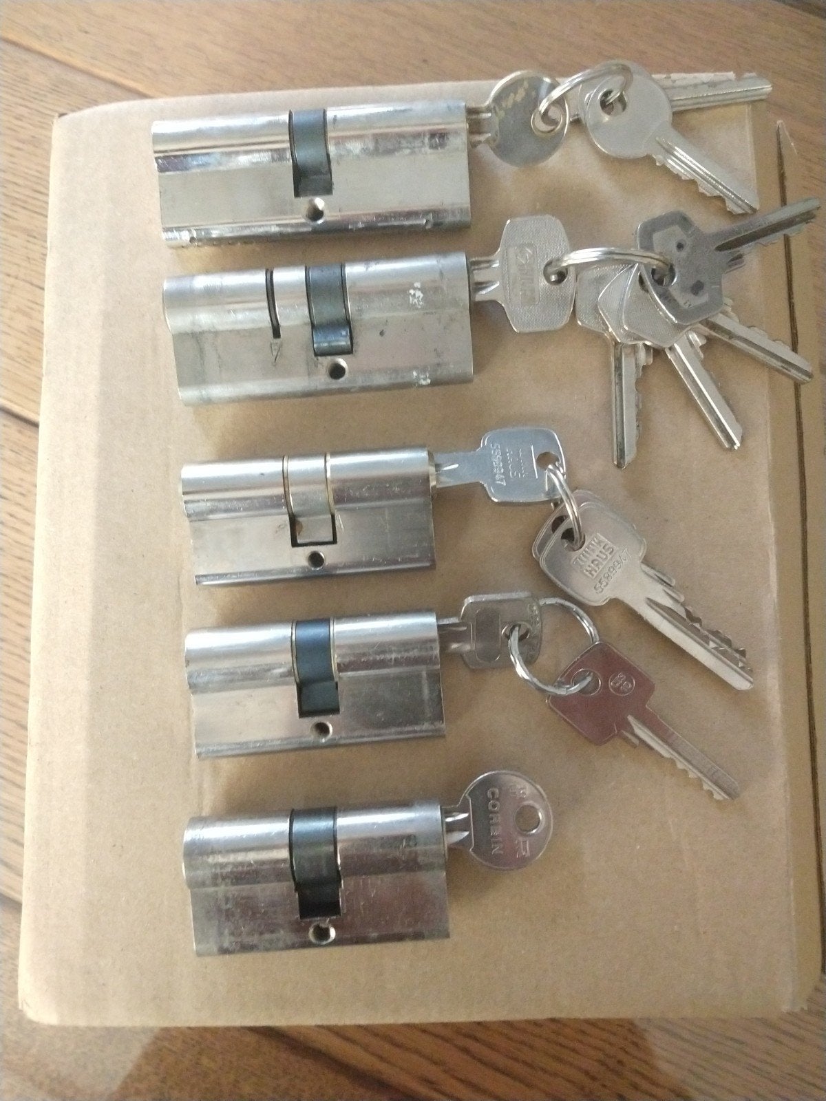 diverse cilinder sloten, Doe-het-zelf en Verbouw, Hang- en Sluitwerk, Ophalen of Verzenden, Slot