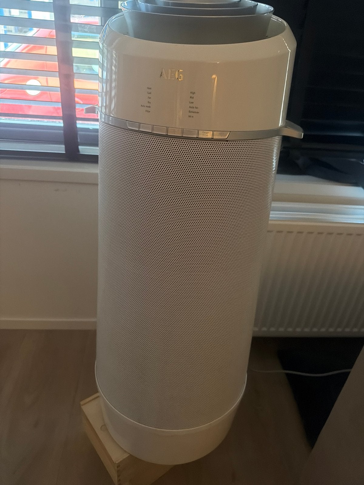 AEG Mobiele Airco - Krachtige Koeling voor Thuis, Ophalen, Gebruikt, Minder dan 60 m³, 3 snelheden of meer