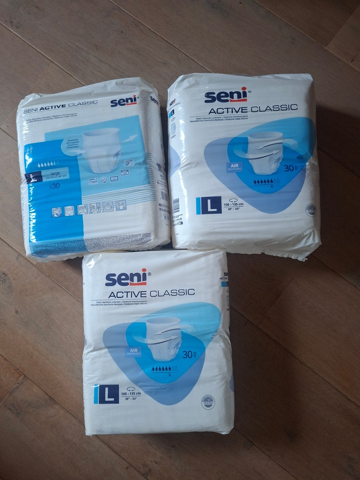 incontinentie luiers,broekjes,lange,90 stuks, Ophalen, Nieuw