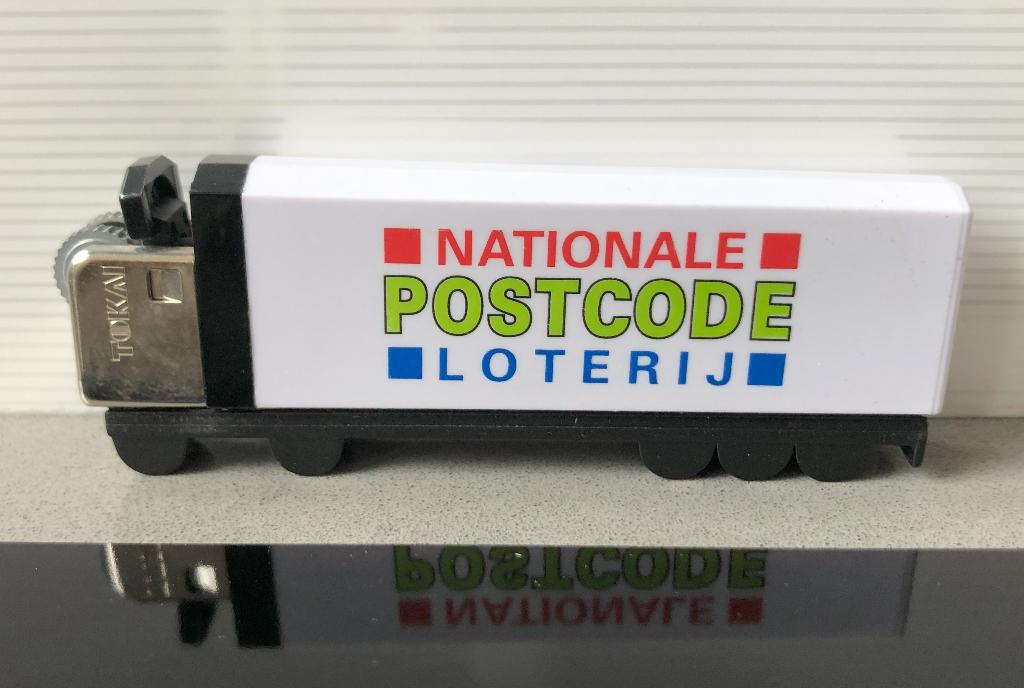 Aansteker POSTCODE LOTERIJ - vrachtwagen, Ophalen of Verzenden, Gebruikt, Aansteker