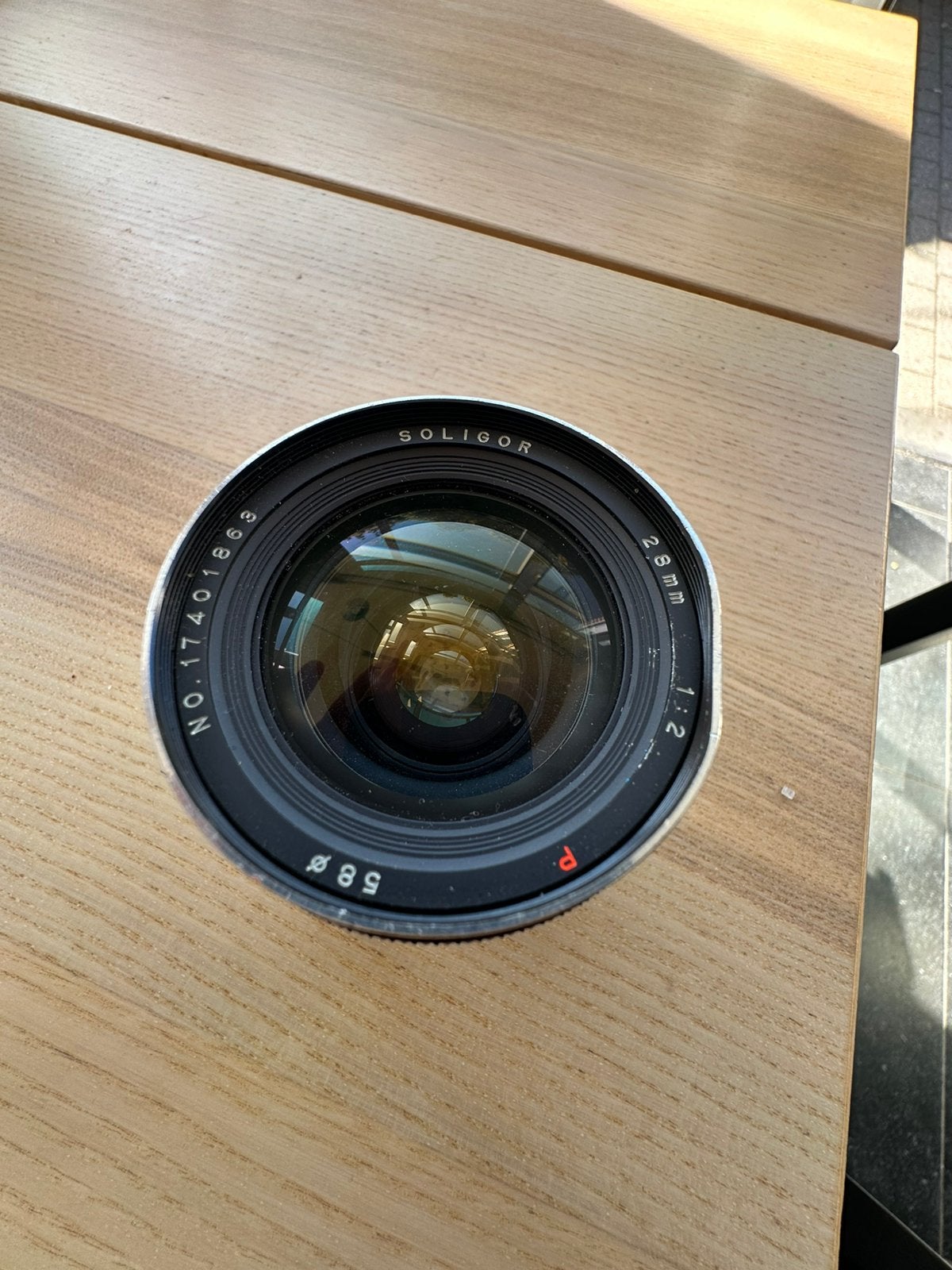 Soligor 28mm vintage lens, Ophalen, Zo goed als nieuw, Groothoeklens