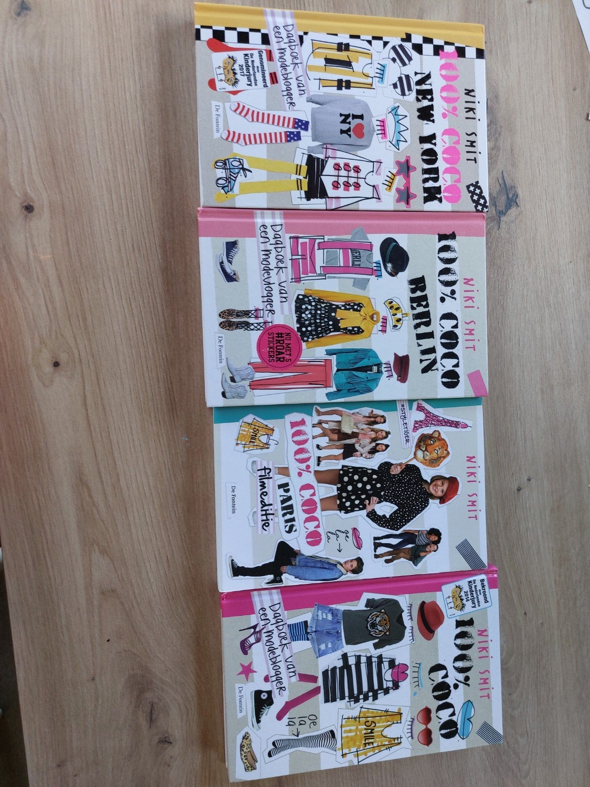 4x100% Coco door Niki Smit - Dagboek van een modevlogger, Ophalen of Verzenden, Zo goed als nieuw, Niki Smit, Fictie