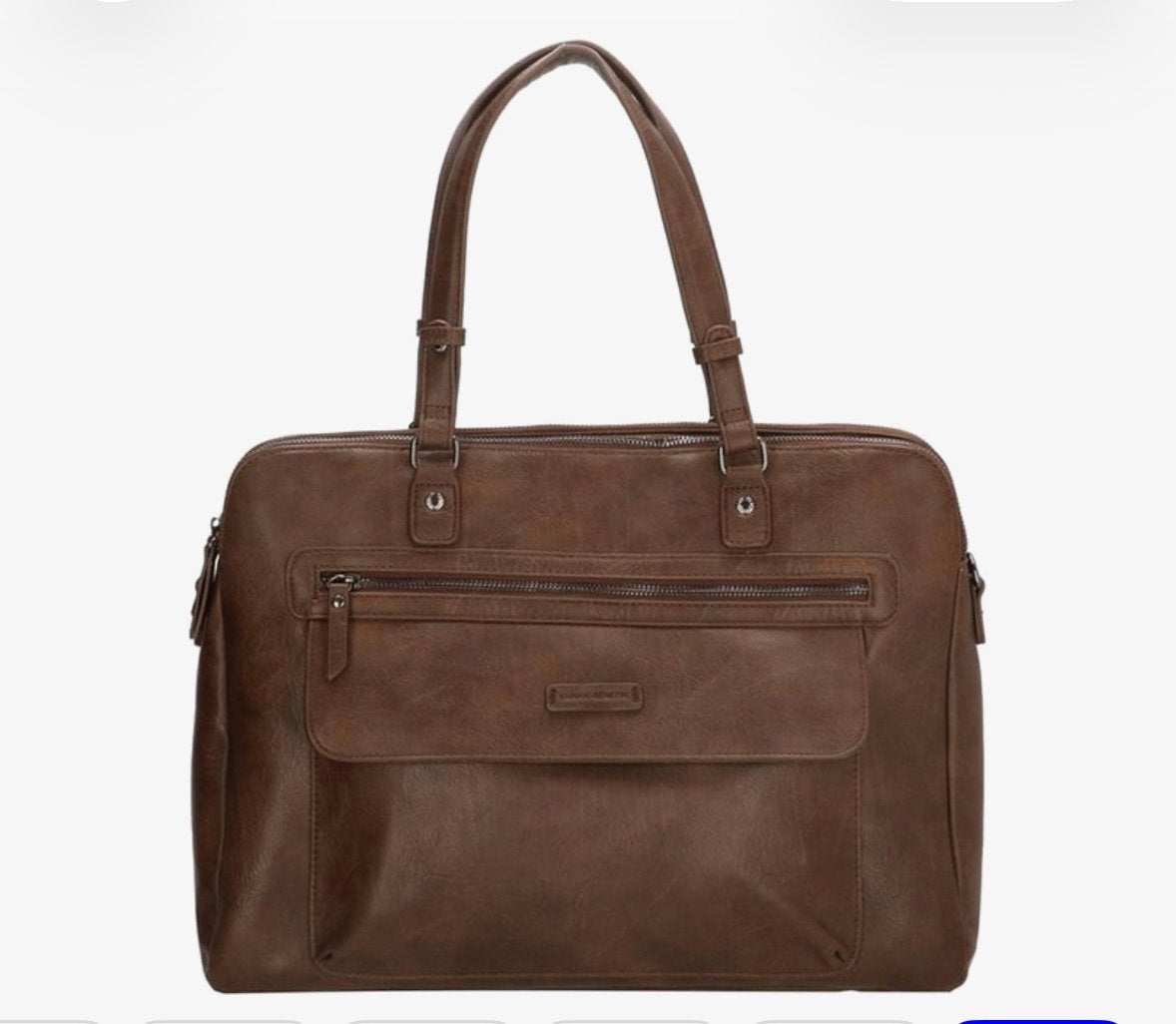 Enrico Benetti laptop tas 17 inch, Ophalen, Zo goed als nieuw, Bruin