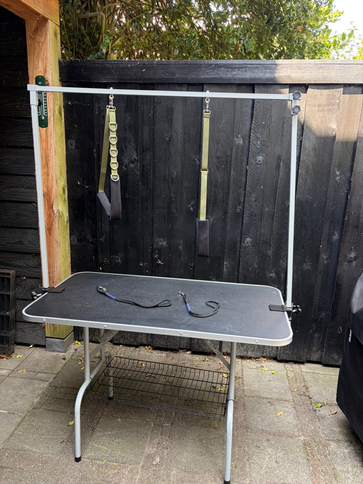 Opklapbare trimtafel 114 x 60 x 76 (dubbele lus), Dieren en Toebehoren, Ophalen, Gebruikt
