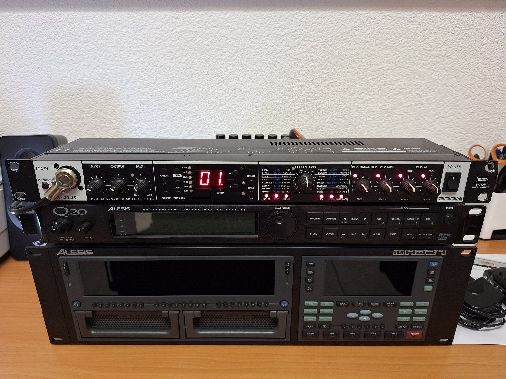 ZOOM RFX DIGITAL REVERB  met EFTP, Muziek en Instrumenten, Ophalen, Gebruikt, Delay of Echo