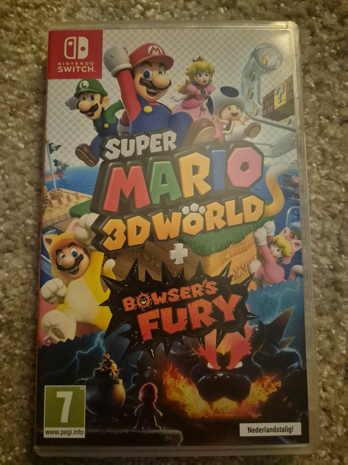 Super Mario 3D World + Bowser's Fury voor de Switch 1, Zo goed als nieuw, 3 spelers of meer, Vanaf 7 jaar, Ophalen