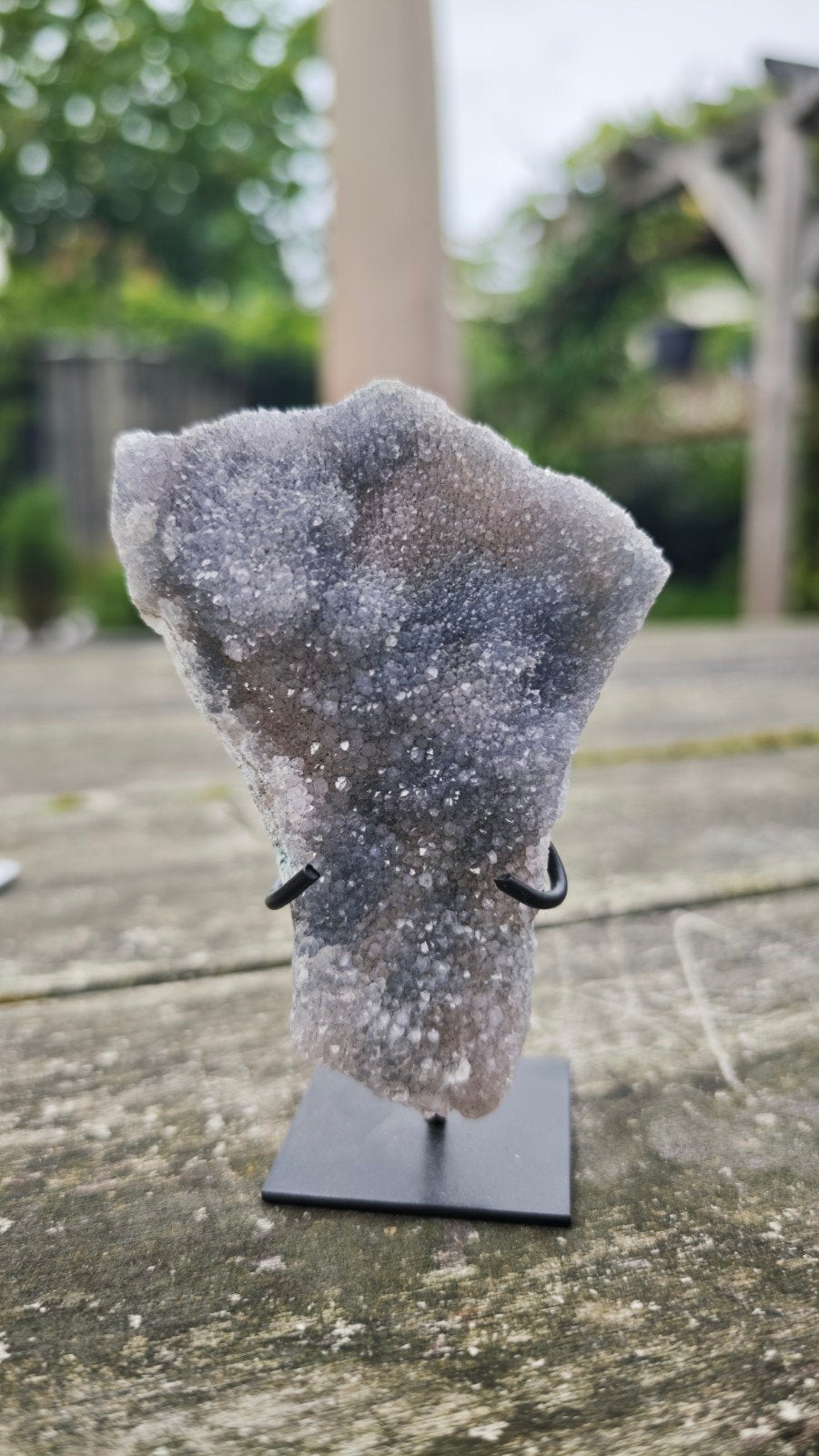 Flower amethyst op standaard, Ophalen of Verzenden