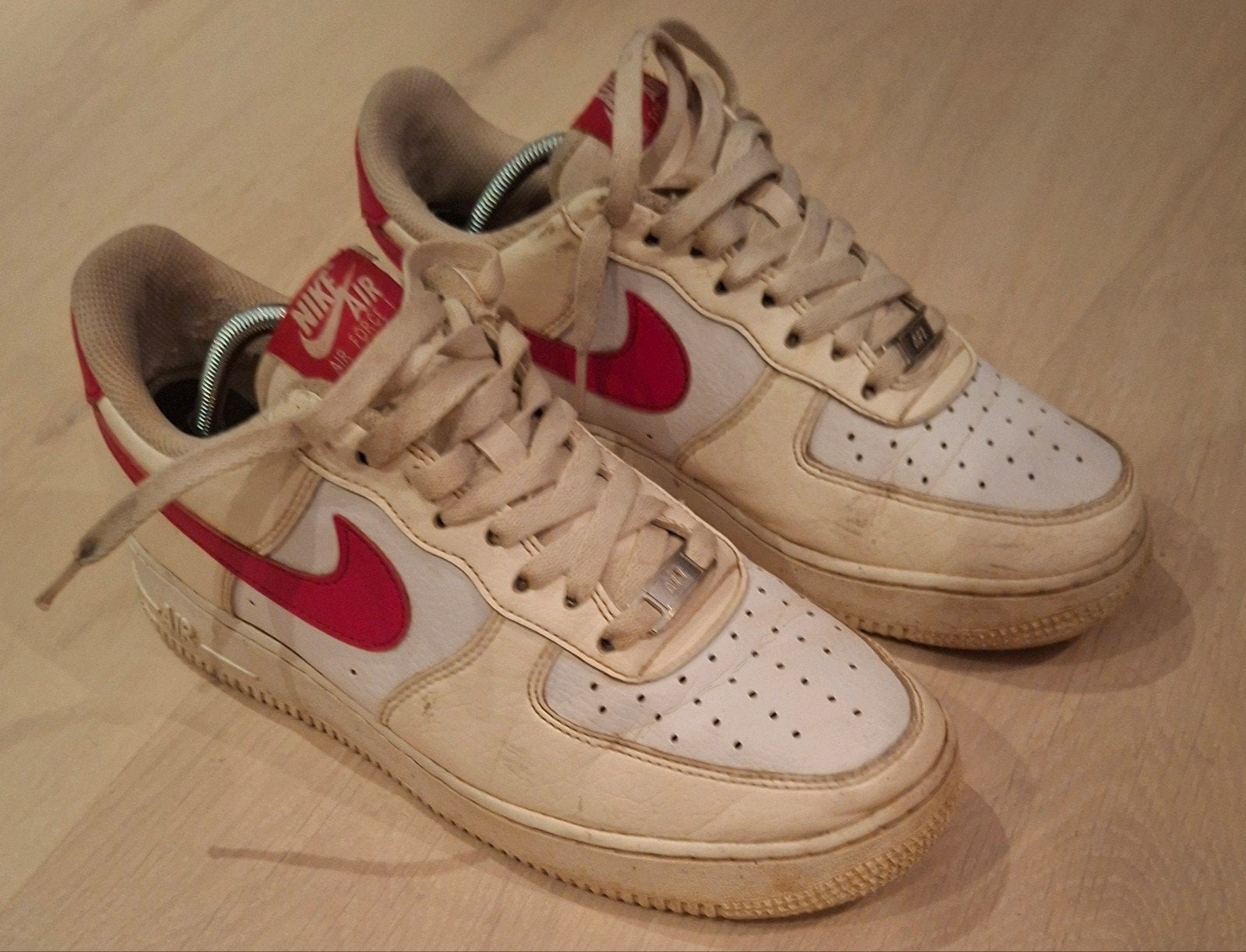 Nike air force 1 maat 40.5, Ophalen, Wit, Sneakers of Gympen, Gedragen