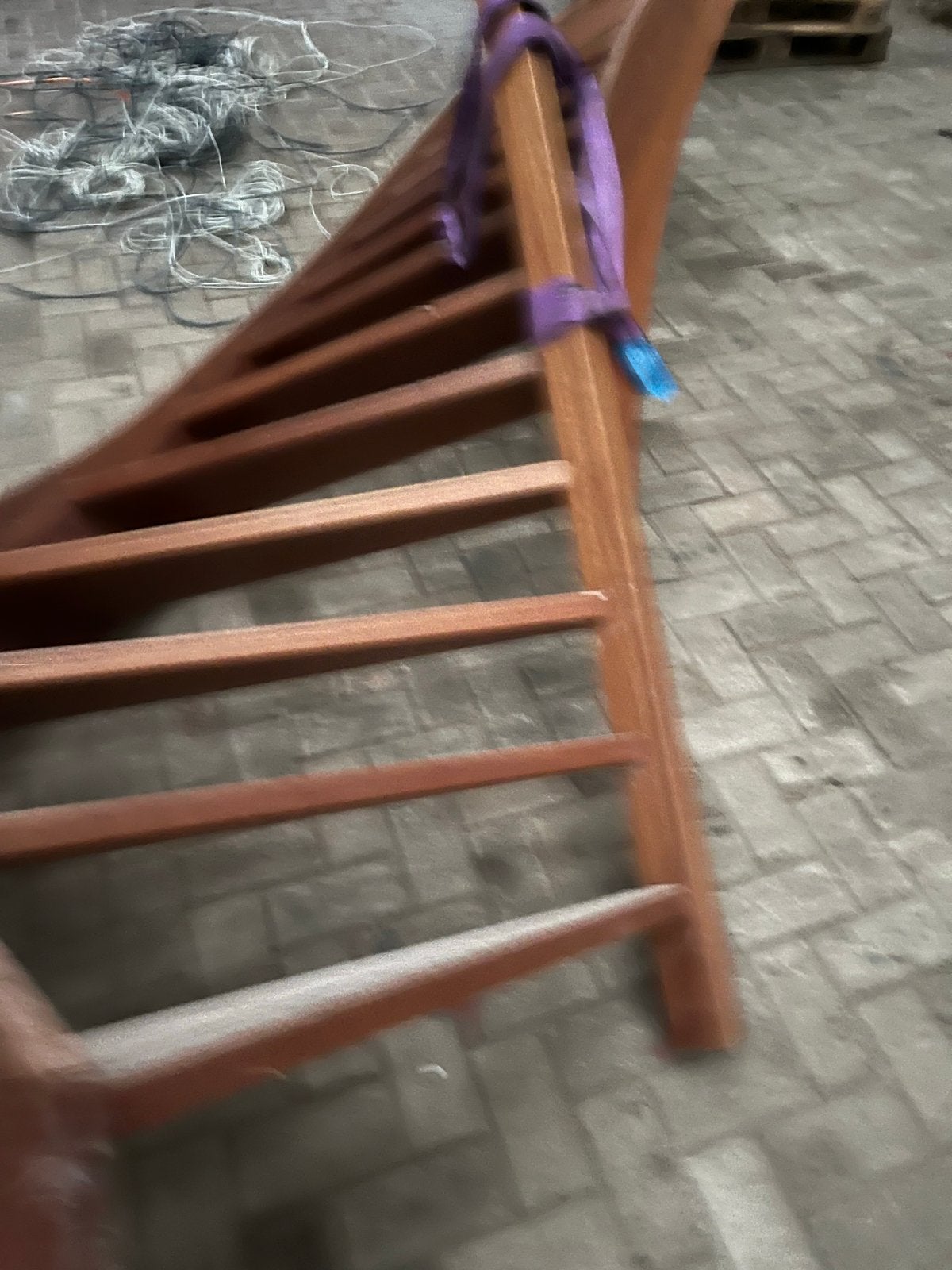 Hardhouten trap 230 hoog, Doe-het-zelf en Verbouw, Ladders en Trappen, Ophalen, Gebruikt, Trap, Trap