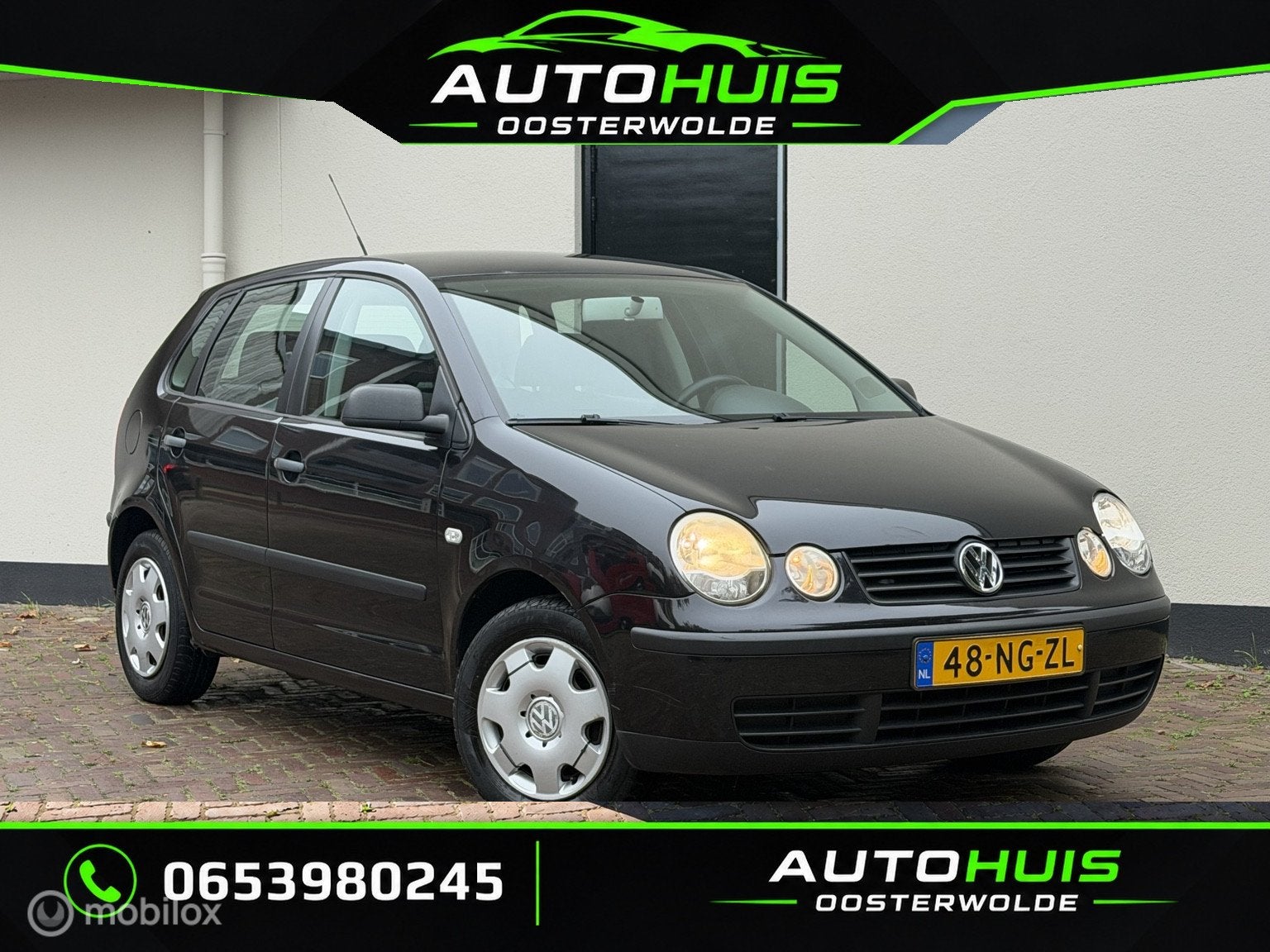 Volkswagen Polo 1.4-16V Highline | airco | cruise | nw apk, Auto's, Voorwielaandrijving, 4 cilinders, Zwart, Origineel Nederlands