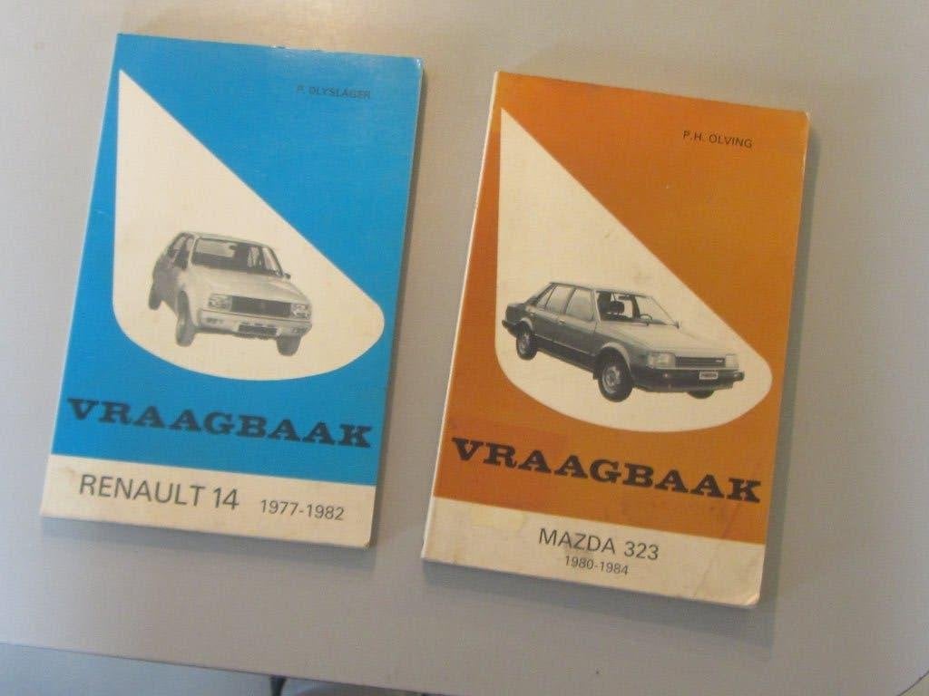 vraagbaak Renault 14 en Mazda 323, Ophalen of Verzenden