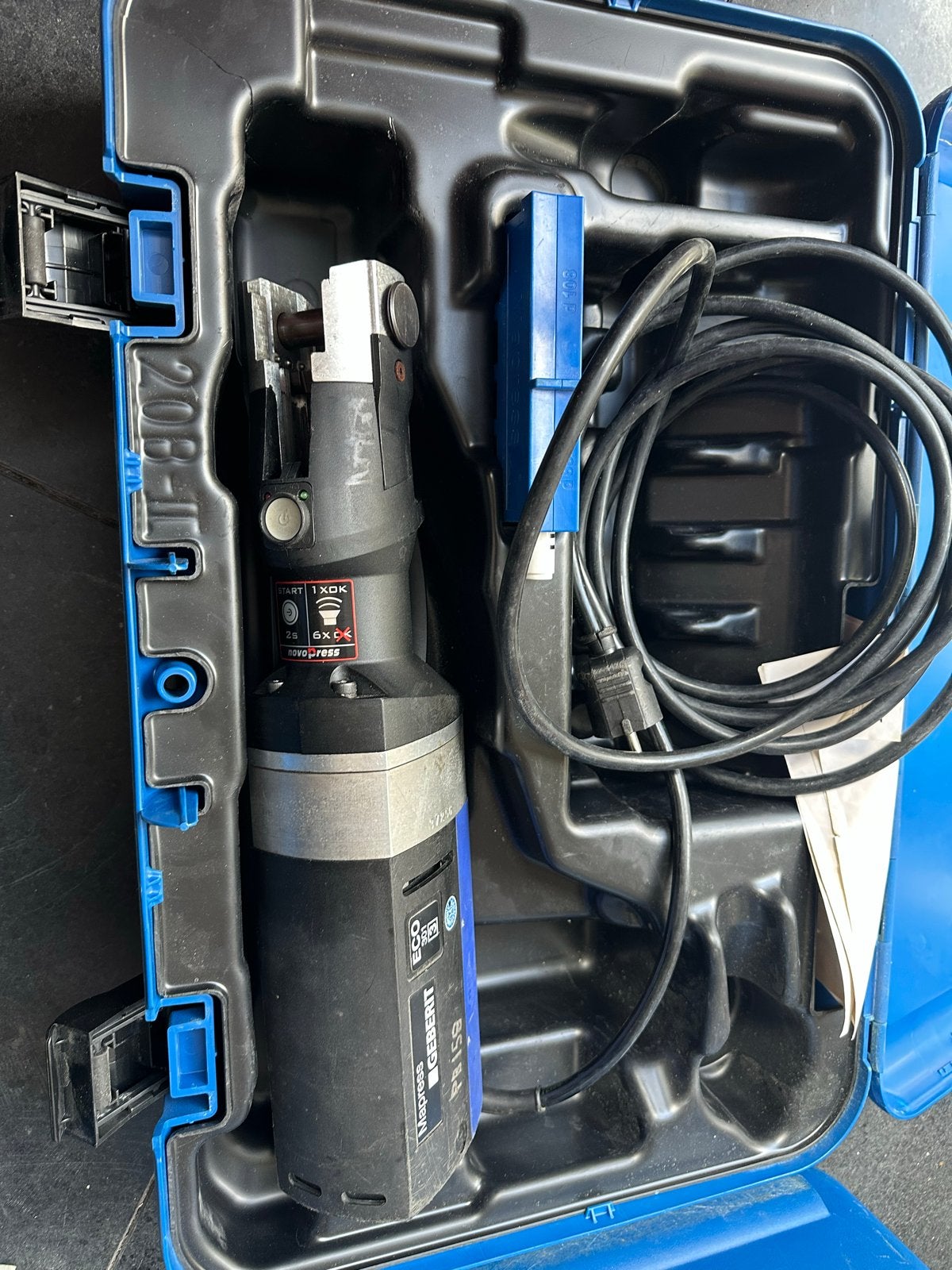 Geberit Mapress persmachine met toebehoren, Ophalen of Verzenden, Gebruikt, Overige typen, Overige merken