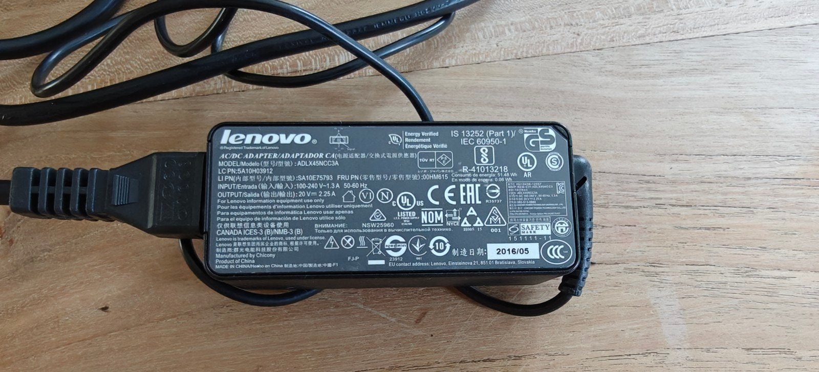 Lenovo ADLX45NCC3A AC/DC Adapter - 20V 2.25A, Ophalen of Verzenden