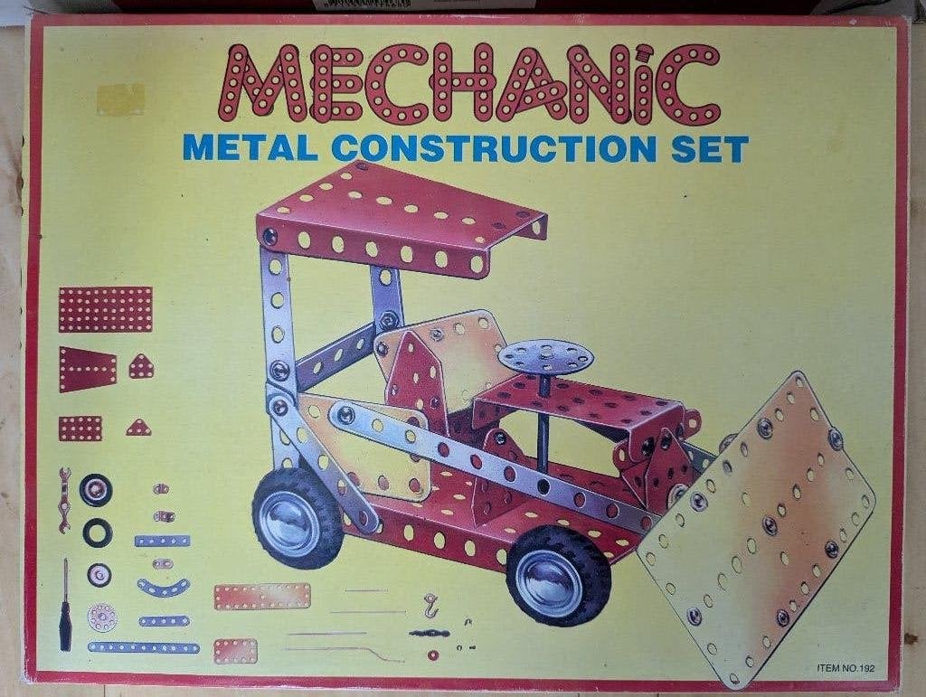 Mechanic Metaal Constructie Set met Motor, Ophalen