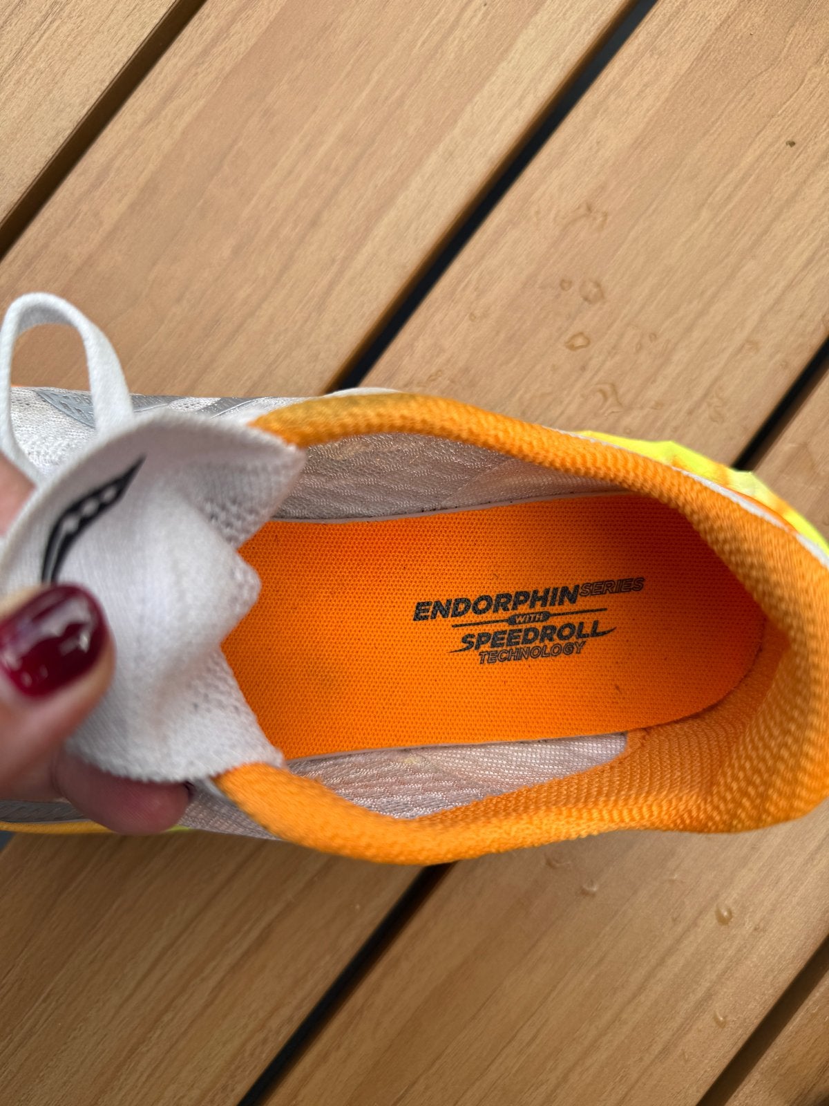 Saucony Endorphin Speed hardloopschoenen dames MT.41, Hardloopschoenen, Zo goed als nieuw, Hardlopen, Saucony