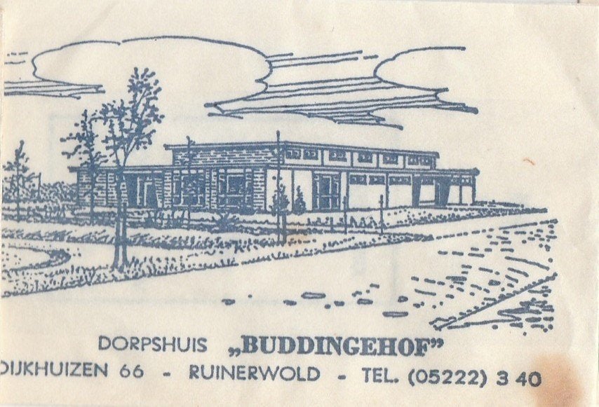 dorpshuis Buddingehof Dijkhuizen Ruinerwold, Ophalen of Verzenden