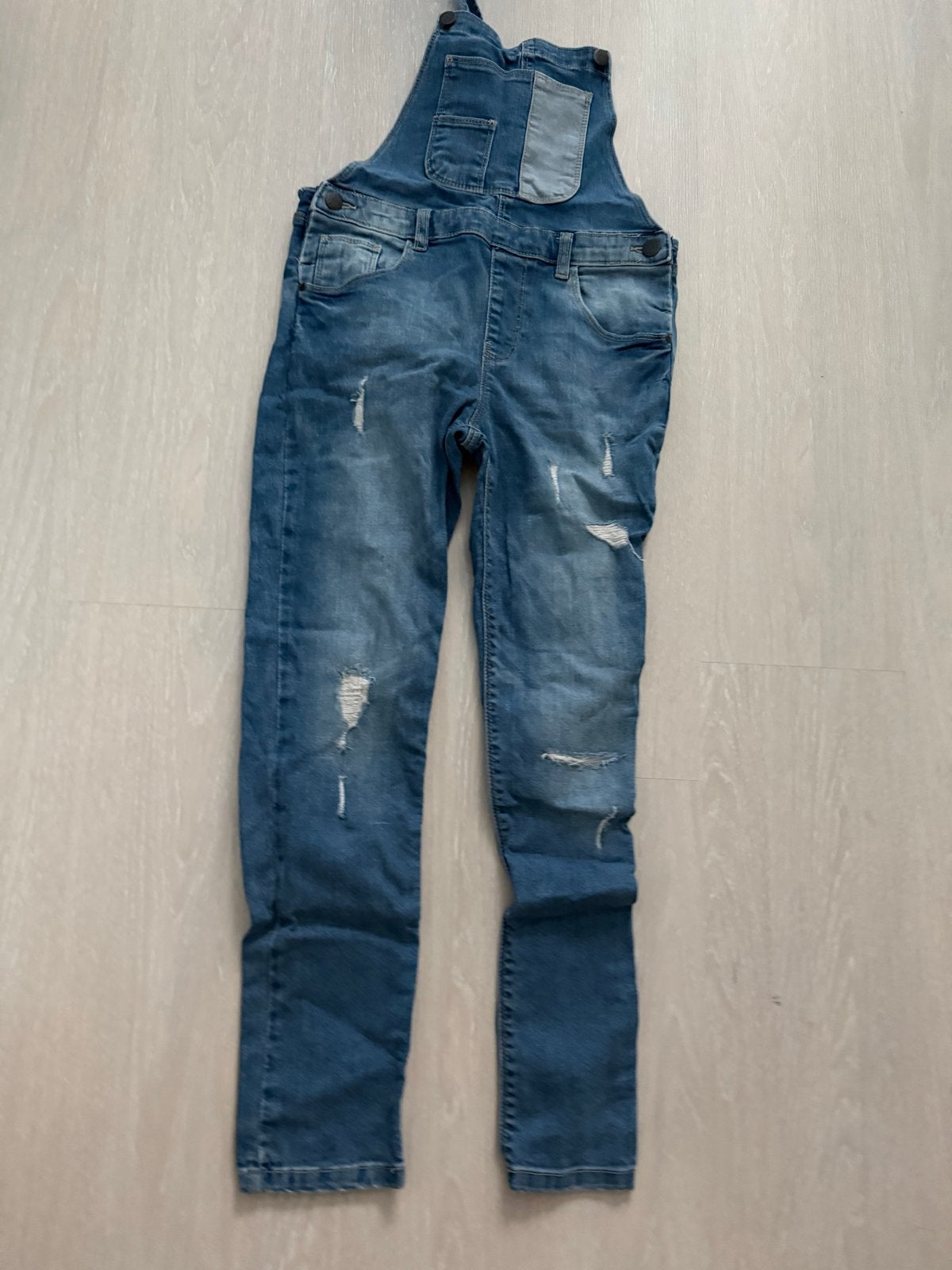 Zara Girls spijker tuinbroek maat 140, Ophalen of Verzenden, Gebruikt, Meisje