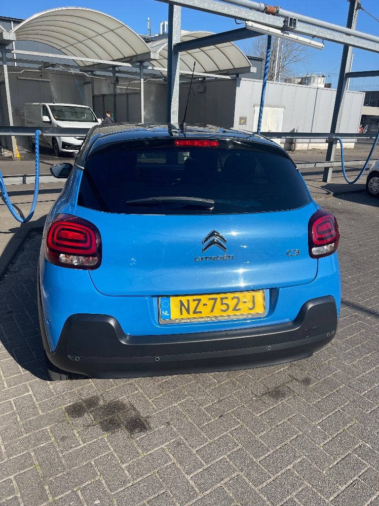 Citroën C3 1.2 Puretech 110pk S&S Eat6 2017 Blauw, Auto's, 450 kg, 1199 cc, Blauw, 450 kg