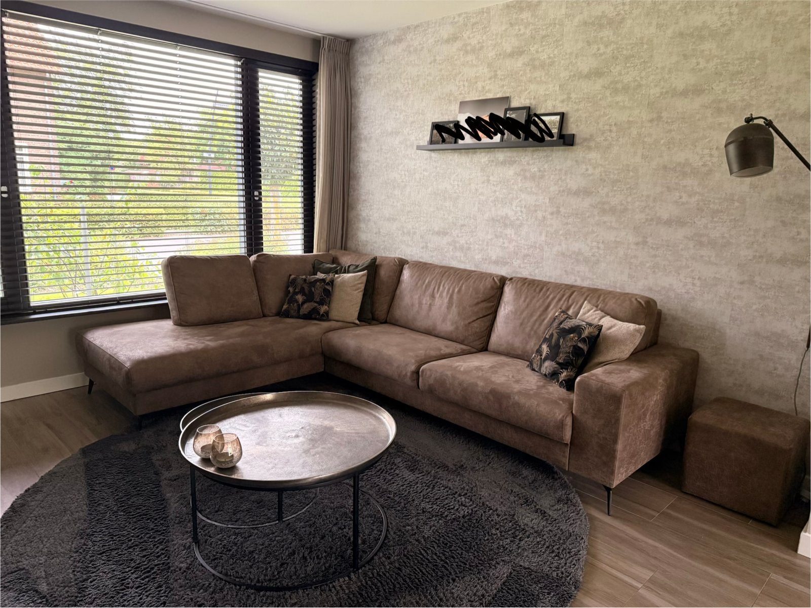 Hoekbank van Pronto wonen, Huis en Inrichting, Ophalen, 250 tot 300 cm, 100 tot 125 cm, Hoekbank