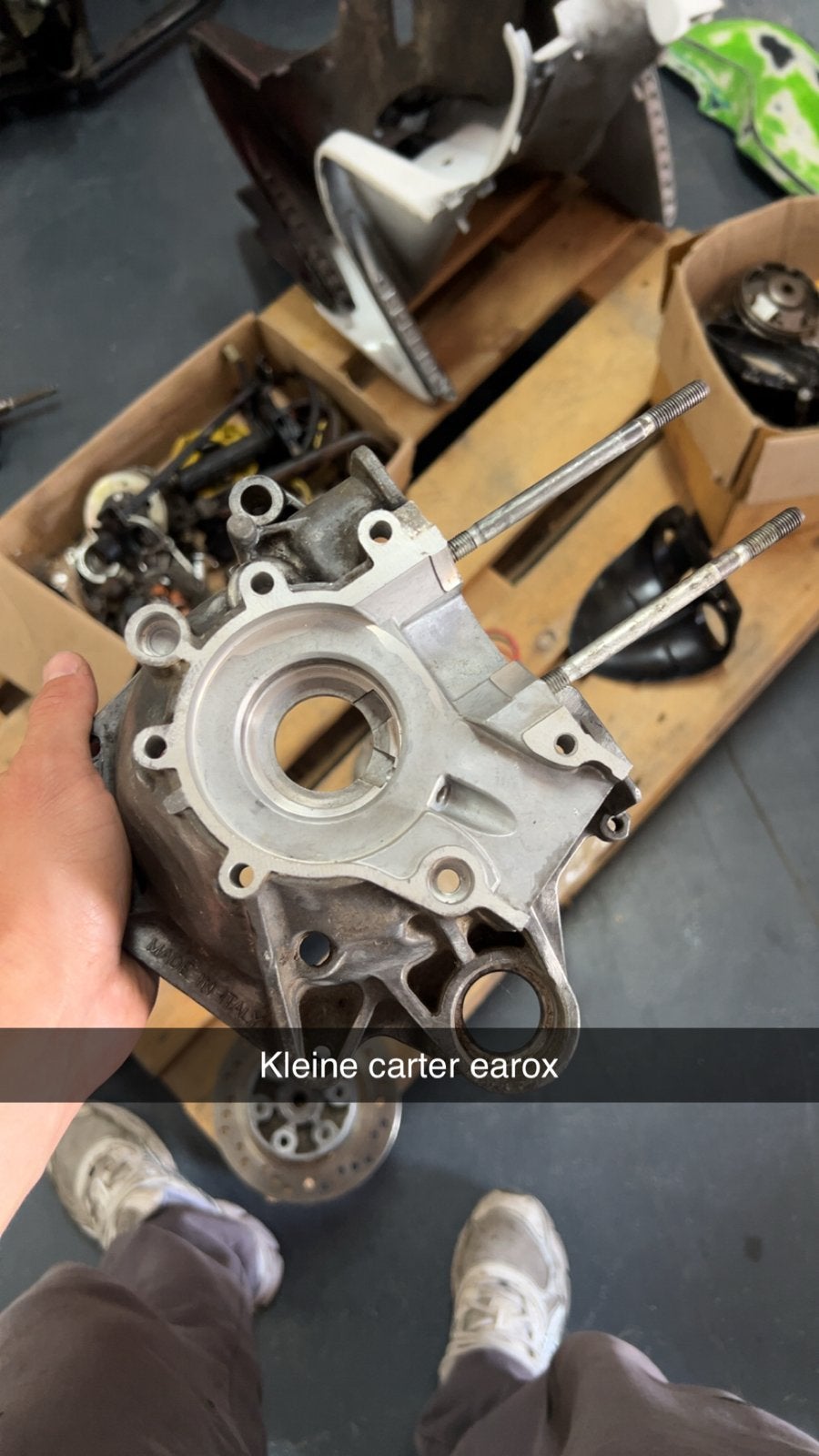 Kleine carter Aerox, Verzenden, Gebruikt, Blok