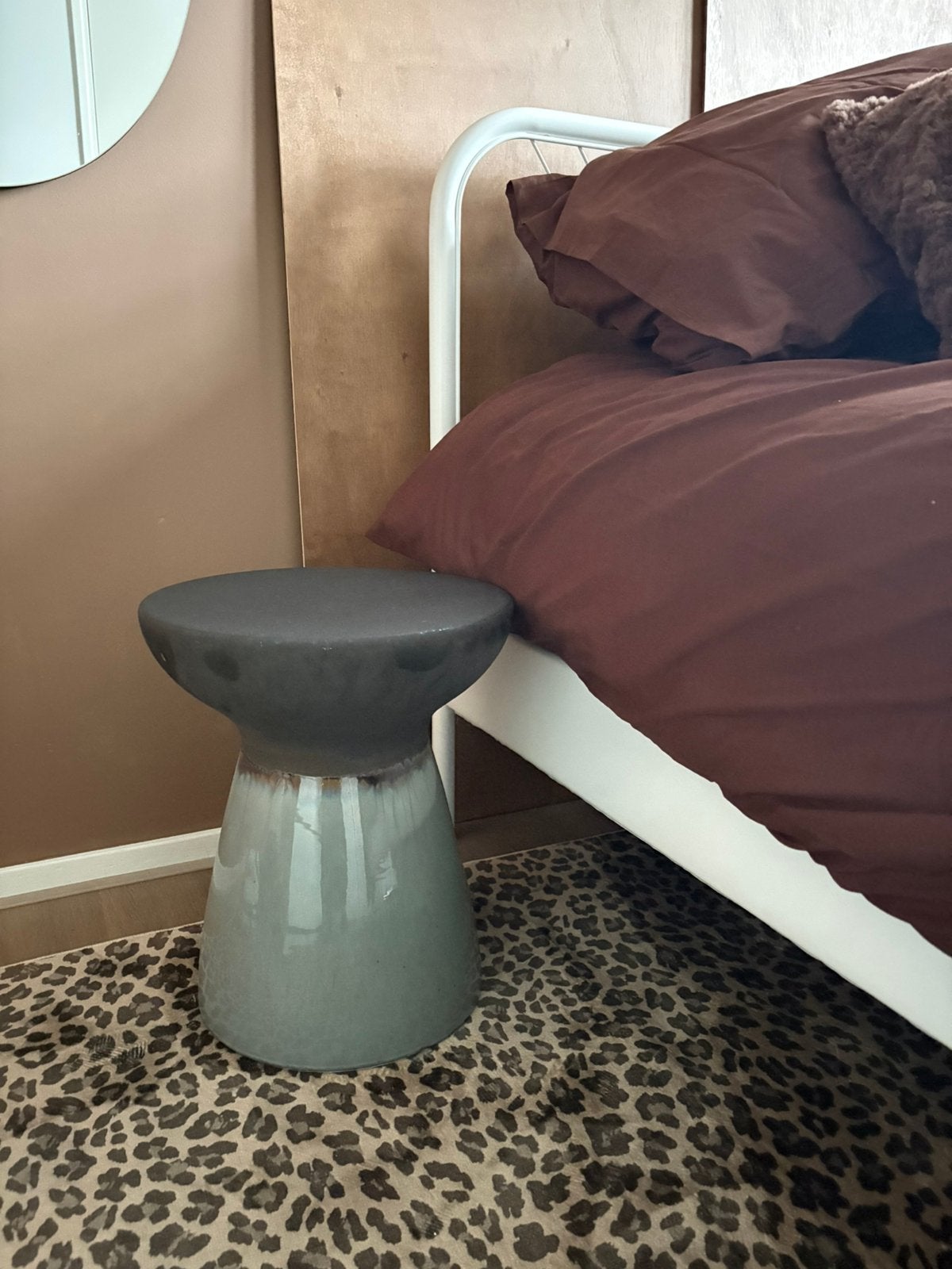 House Doctor Pablo kruk bijzettafel, Ophalen, Minder dan 55 cm, Rond, Zo goed als nieuw