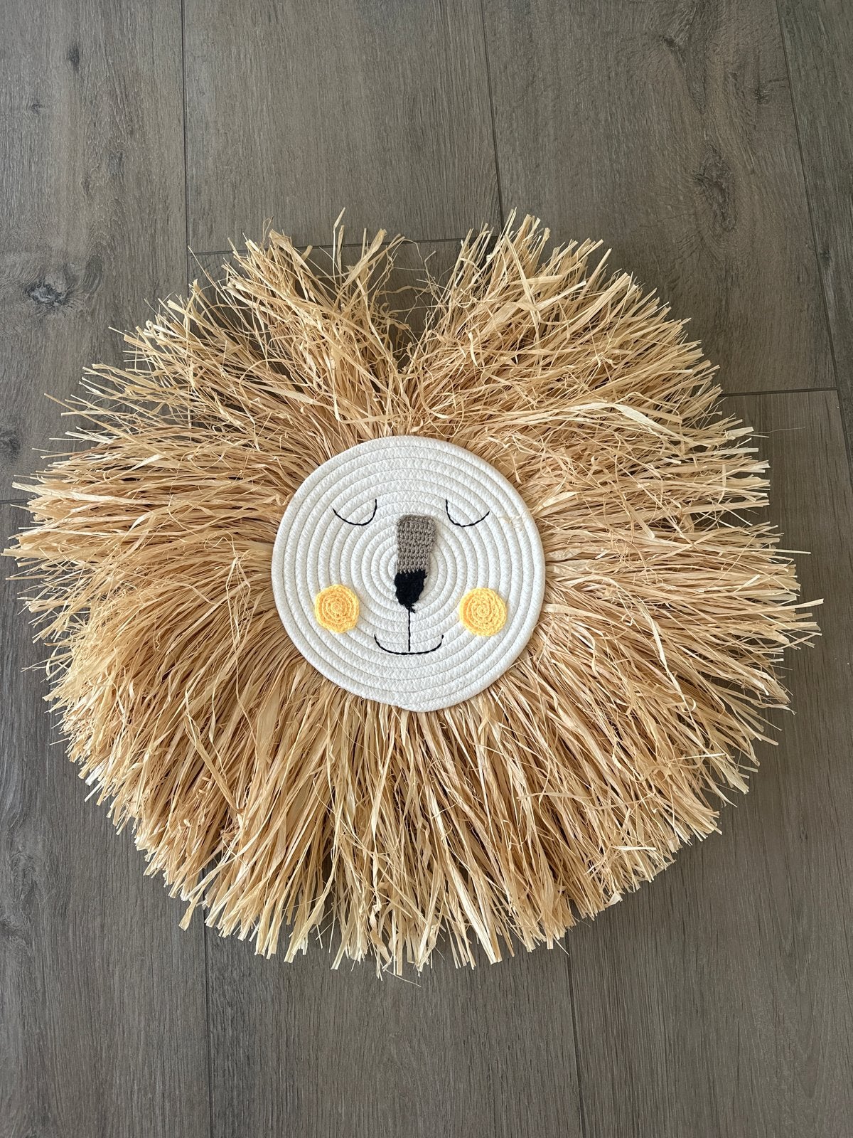 Leuke wanddecoratie leeuw voor kinderkamer, Ophalen, Boho, Meerkleurig, Decoratieobject