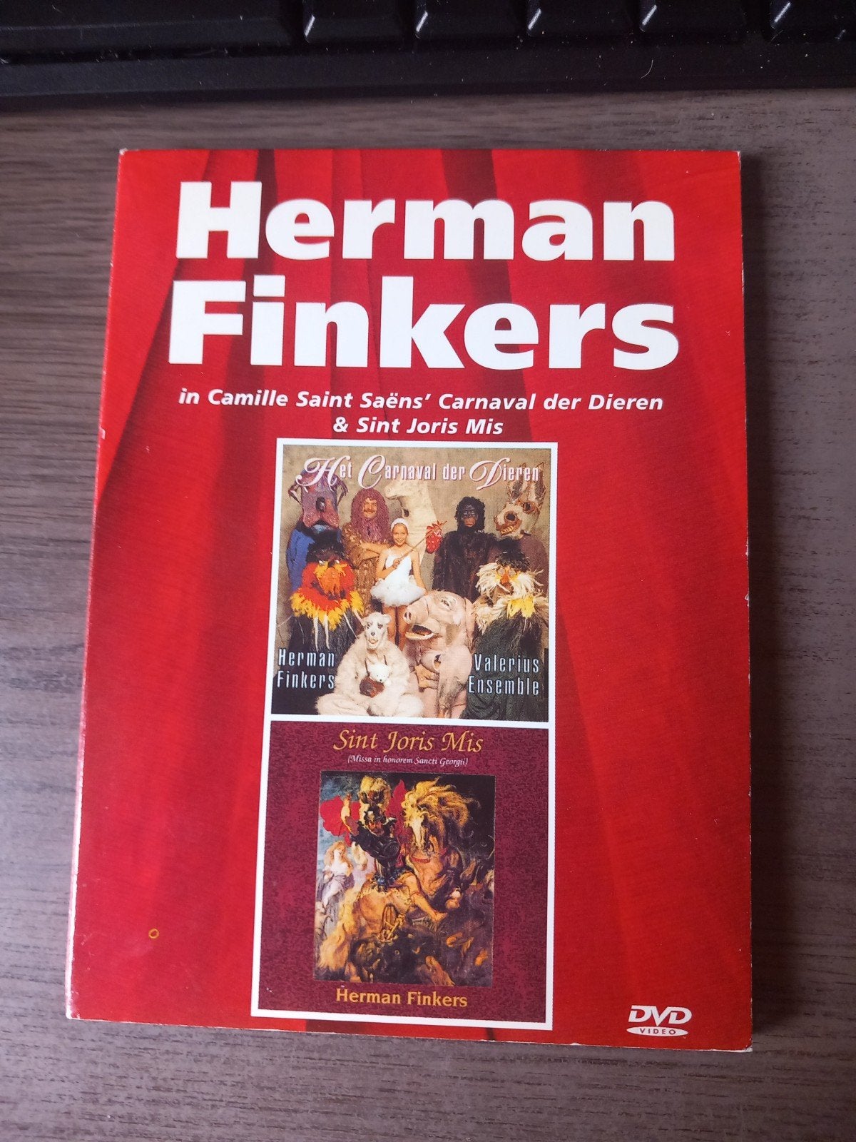 Herman Finkers - Carnaval der Dieren & Sint Joris Mis DVD, Alle leeftijden, Ophalen of Verzenden, Gebruikt