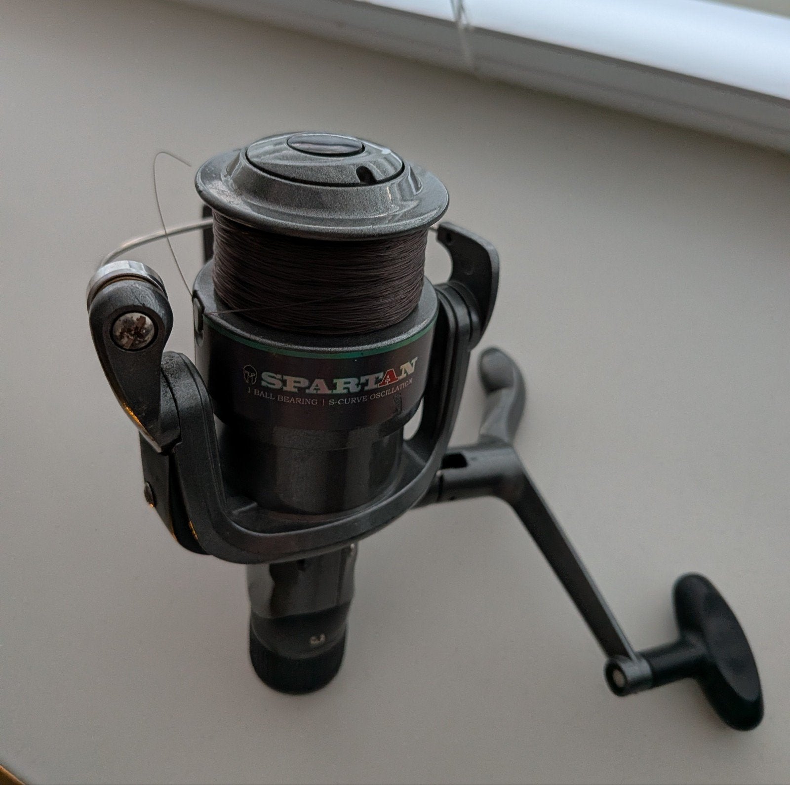 vismolen Spartan spin 4000, Watersport en Boten, Ophalen, Zo goed als nieuw, Molen
