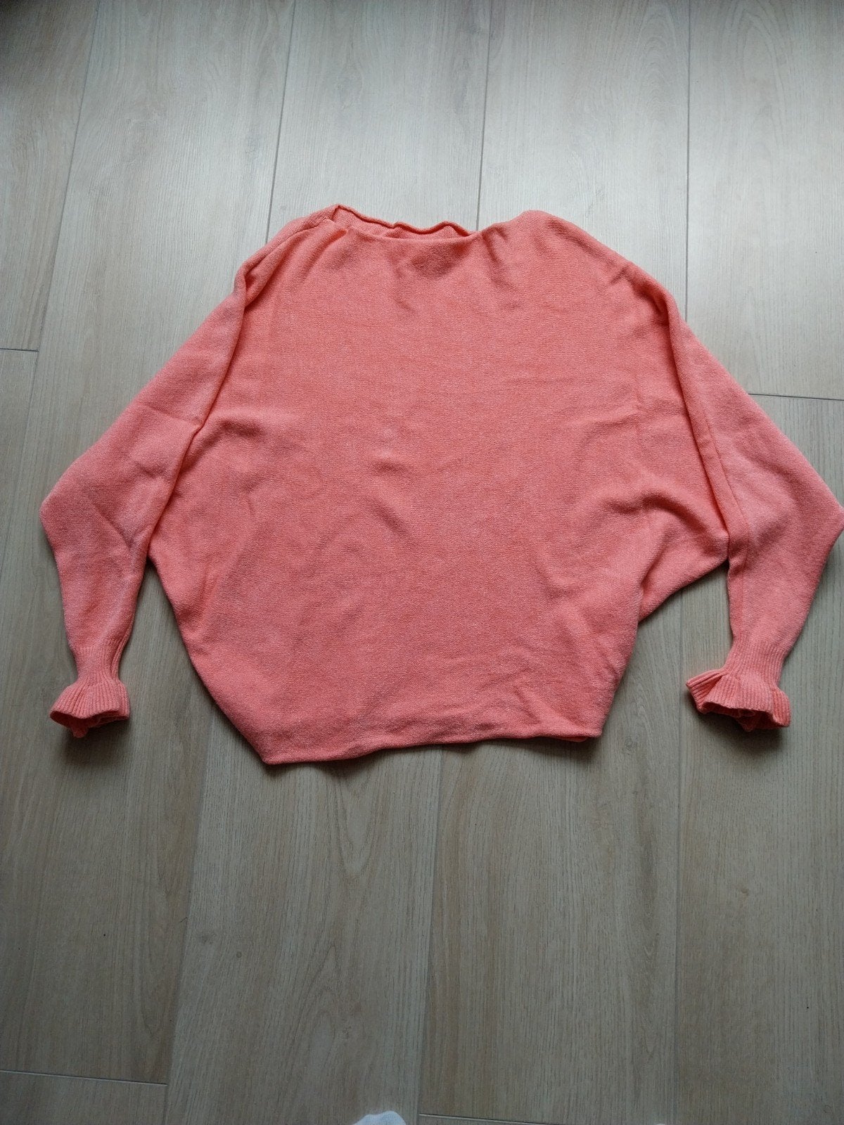 Koraal vlinder trui, Kleding | Dames, Truien en Vesten, Ophalen of Verzenden, Nieuw, Maat 42/44 (L), Oranje