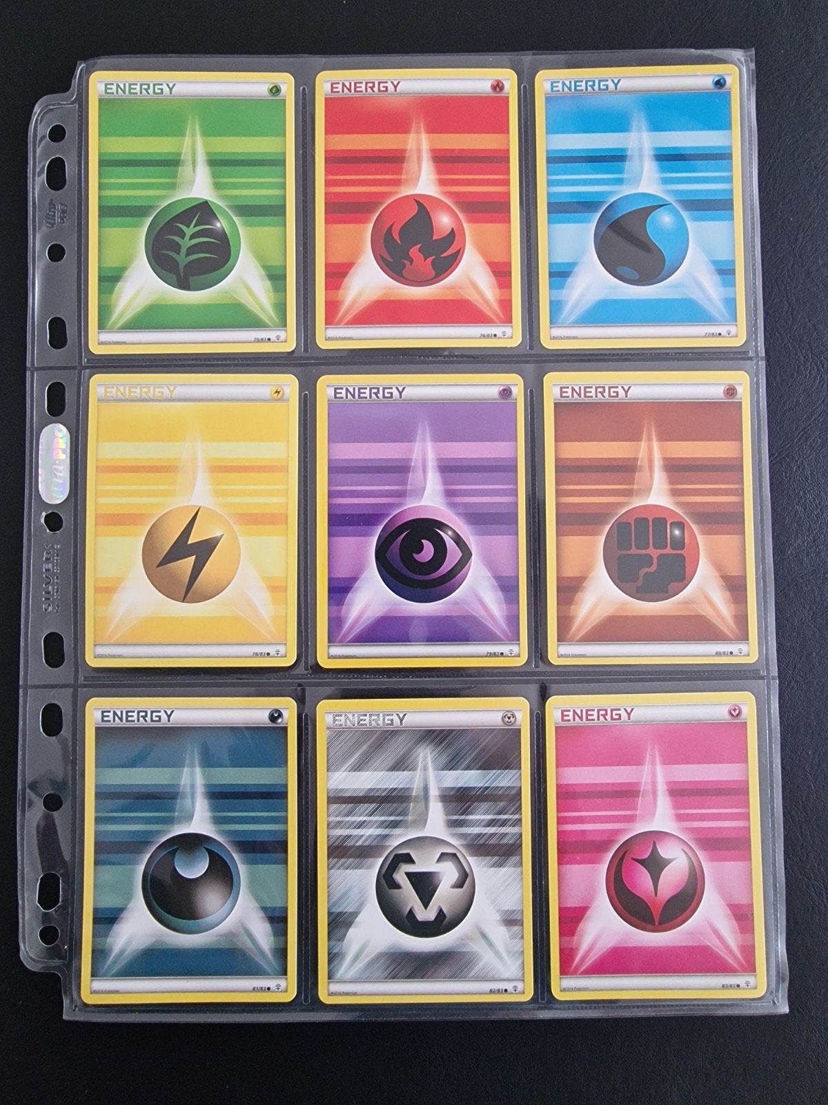 Complete Pokémon HGSS ENERGY SET (2010) Non Holo, Verzenden, Zo goed als nieuw, Meerdere kaarten