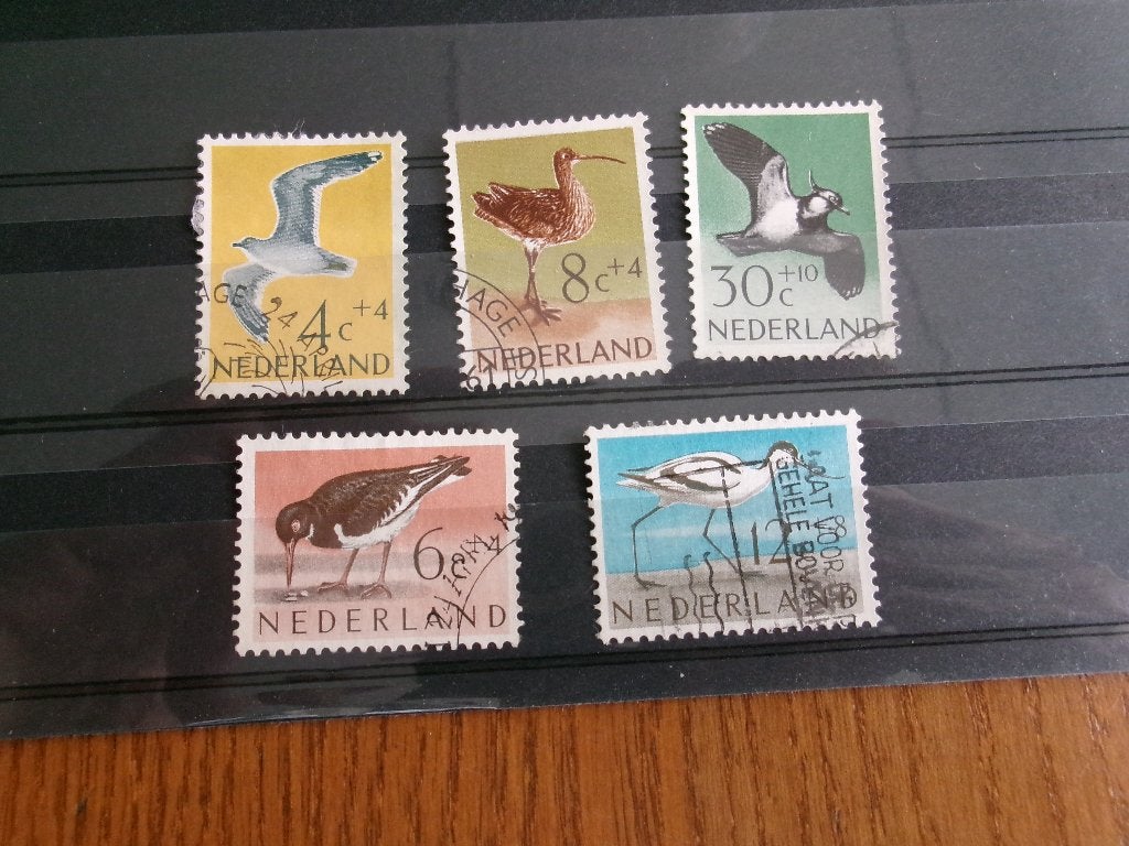 1961 - zomerzegels, vogels (250e), Verzenden, Gestempeld