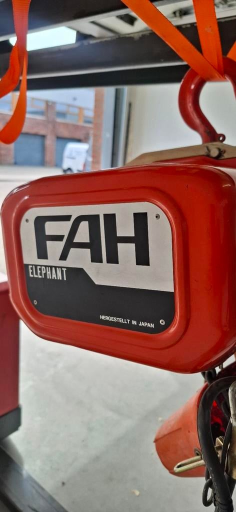 FAH Elephant 1t elektrische takel zonder handbediening, Ophalen, Gebruikt, Elektrisch