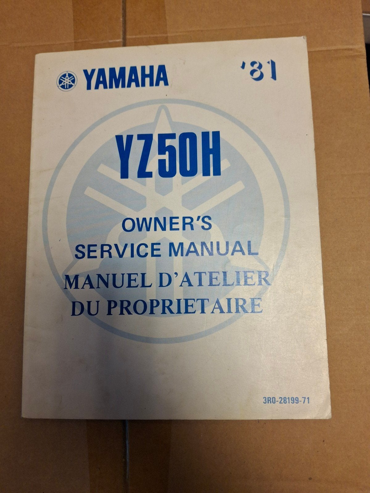 Yamaha YZ50H Owner's Service Manual '81, Ophalen of Verzenden, Yamaha