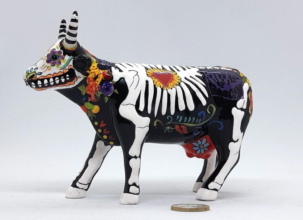 CowParade "Miss Fiesta Bones Bovina", Verzamelen, Beelden en Beeldjes, Ophalen of Verzenden, Gebruikt, Dier
