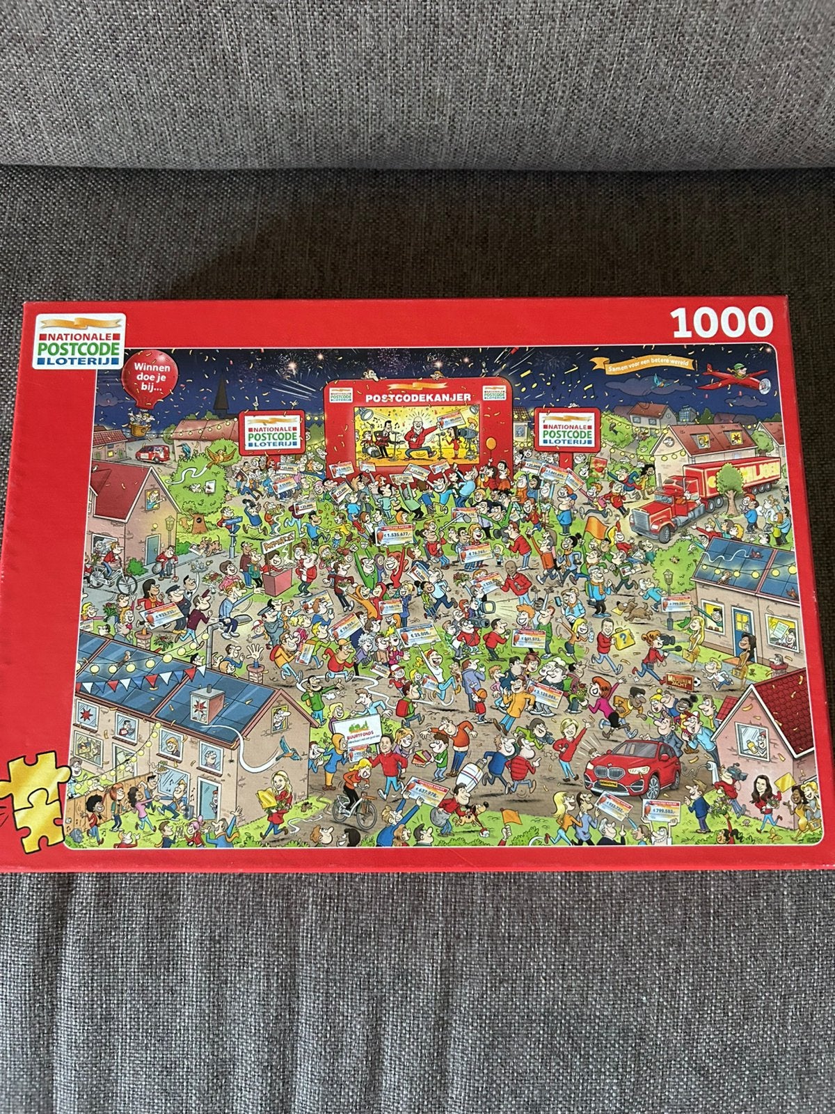 Bijna gratis af te halen postcodeloterij puzzel, Ophalen, 500 t/m 1500 stukjes, Zo goed als nieuw