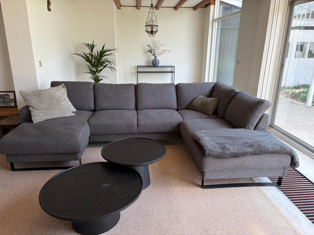 Zo goed als nieuwe hoekbank - Comfortabel en modern, Ophalen, 250 tot 300 cm, 100 tot 125 cm, Hoekbank