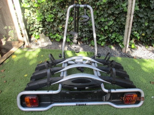 Thule euroway 947 fietsendrager voor 3 fietsen, Auto diversen, Ophalen, 3 fietsen of meer, Gebruikt, Brede banden