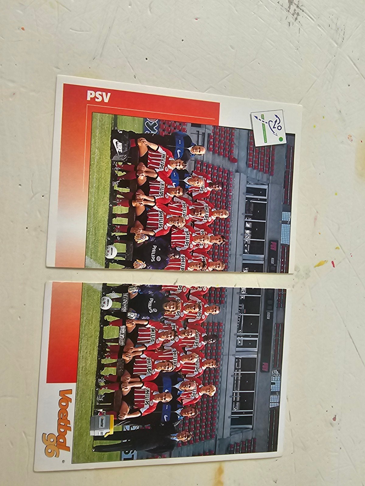 Psv panini 1996, Ophalen of Verzenden, Zo goed als nieuw, PSV, Poster, Plaatje of Sticker