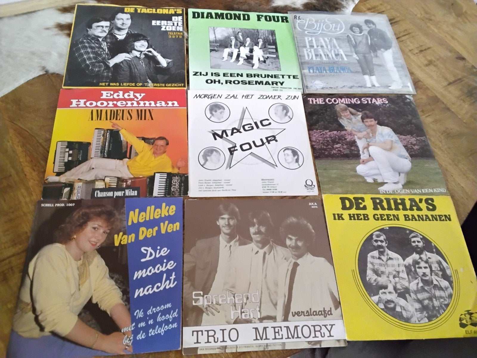 singles piraat setje 9 stuks, Cd's en Dvd's, Vinyl | Nederlandstalig, Ophalen of Verzenden, Gebruikt, Overige formaten, Levenslied of Smartlap